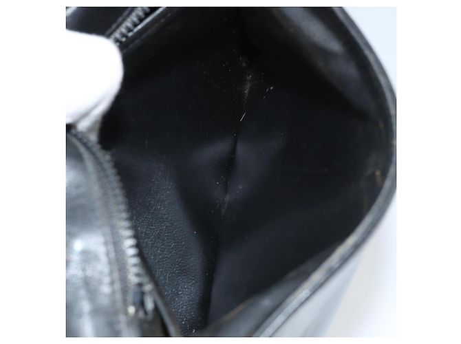 Céline CELINE Macadam Canvas Schultertasche PVC Schwarz Gold Auth ka2364 Golden - Ansicht 23