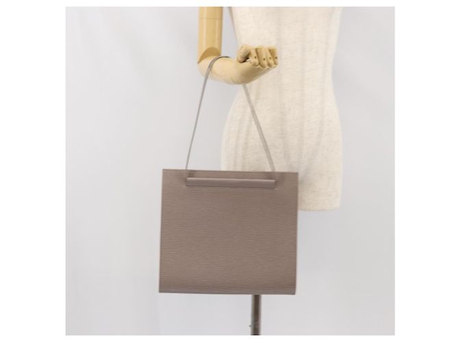 LOUIS VUITTON Bolsa de Hombro Epi santropen Gris Lila M5246B LV Auth 171055 Castaño Púrpura - vista 22