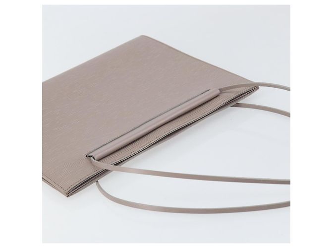 LOUIS VUITTON Bolsa de Hombro Epi santropen Gris Lila M5246B LV Auth 171055 Castaño Púrpura - vista 6