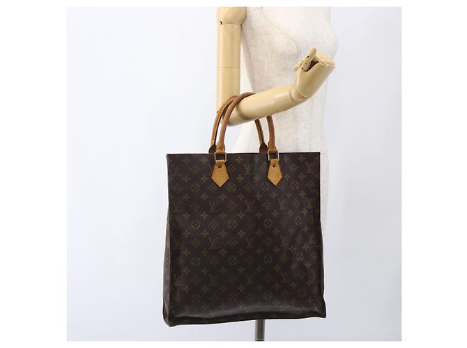 LOUIS VUITTON Borsa Sac Plat Monogram M51140 LV Auth BA10825 Monogramma - vista 19