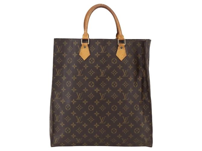 LOUIS VUITTON Borsa Sac Plat Monogram M51140 LV Auth BA10825 Monogramma - vista 2
