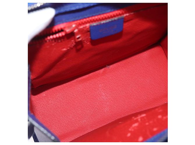 Borsa a mano CÉLINE Circle in pelle viola e oro Auth 171089 D'oro Porpora - vista 11