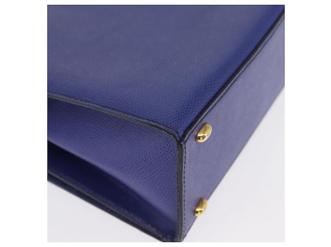 Borsa a mano CÉLINE Circle in pelle viola e oro Auth 171089 D'oro Porpora - vista 15