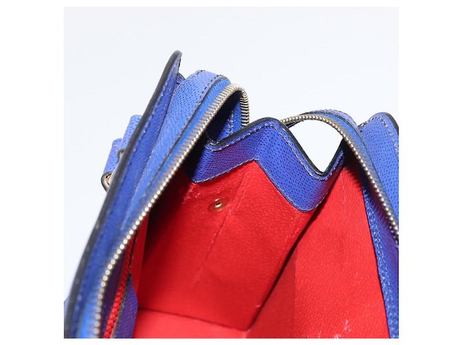 Borsa a mano CÉLINE Circle in pelle viola e oro Auth 171089 D'oro Porpora - vista 19