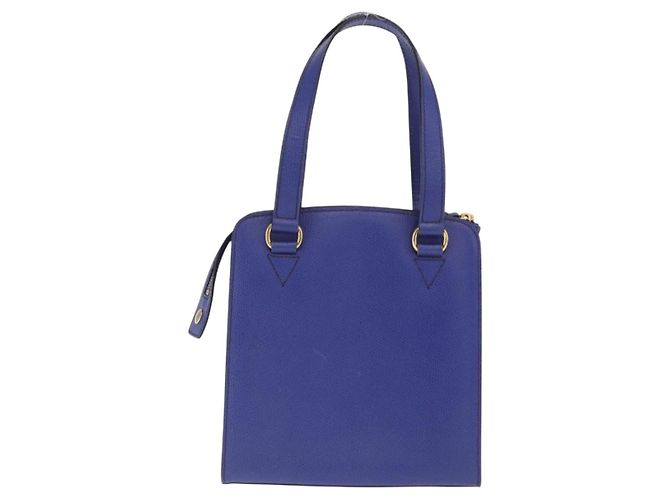 Borsa a mano CÉLINE Circle in pelle viola e oro Auth 171089 D'oro Porpora - vista 2