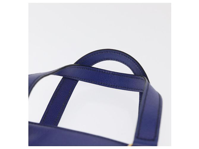 Borsa a mano CÉLINE Circle in pelle viola e oro Auth 171089 D'oro Porpora - vista 8