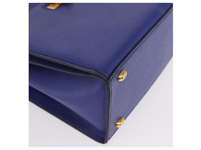 Borsa a mano CÉLINE Circle in pelle viola e oro Auth 171089 D'oro Porpora - vista 9