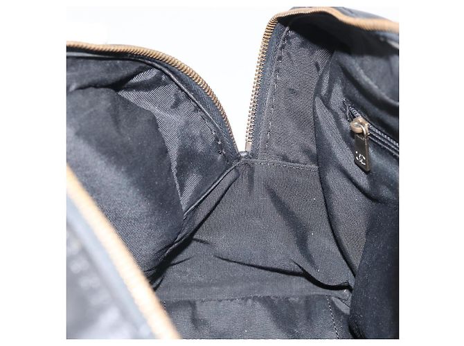 CHANEL Borsa a Mano Wild Stitch Pelle Nera Oro CC Auth BA10500V Nero D'oro - vista 20