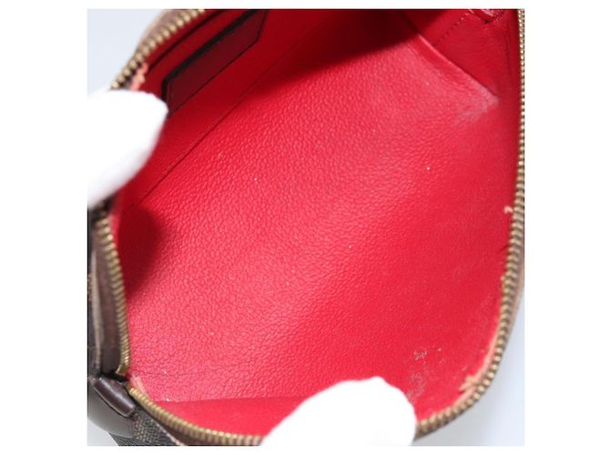 LOUIS VUITTON Kosmetiktäschchen PM Damier Ebene N47516 Authentisch LV hk3473 - Ansicht 10