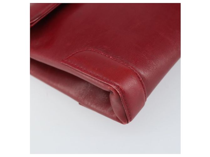Gucci Borsa a Spalla in Pelle Rossa e Oro Auth BA10436 Rosso D'oro - vista 14
