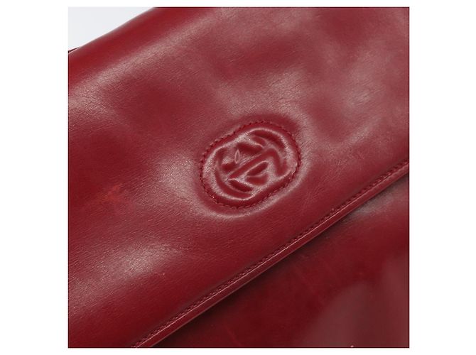 Gucci Borsa a Spalla in Pelle Rossa e Oro Auth BA10436 Rosso D'oro - vista 17