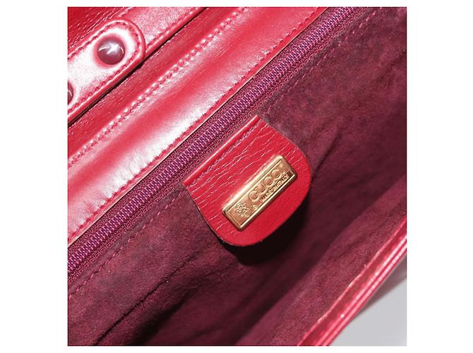 Gucci Borsa a Spalla in Pelle Rossa e Oro Auth BA10436 Rosso D'oro - vista 18