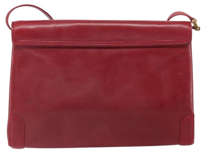 Gucci Borsa a Spalla in Pelle Rossa e Oro Auth BA10436 Rosso D'oro - vista 2
