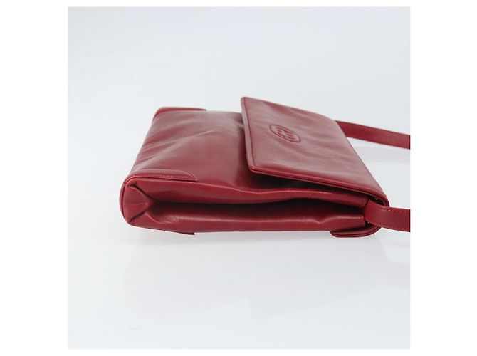 Gucci Borsa a Spalla in Pelle Rossa e Oro Auth BA10436 Rosso D'oro - vista 3