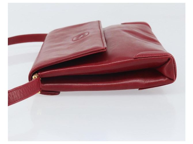Gucci Borsa a Spalla in Pelle Rossa e Oro Auth BA10436 Rosso D'oro - vista 4