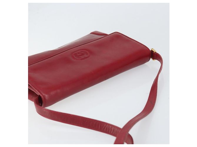 Gucci Borsa a Spalla in Pelle Rossa e Oro Auth BA10436 Rosso D'oro - vista 6