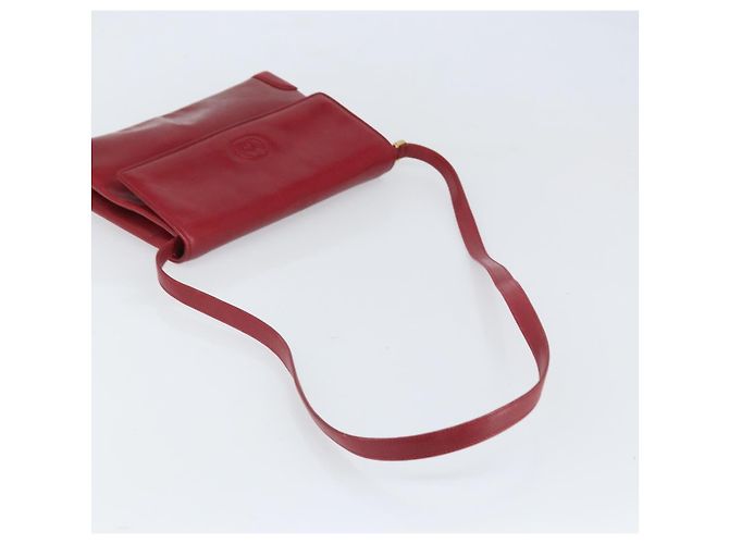 Gucci Borsa a Spalla in Pelle Rossa e Oro Auth BA10436 Rosso D'oro - vista 7
