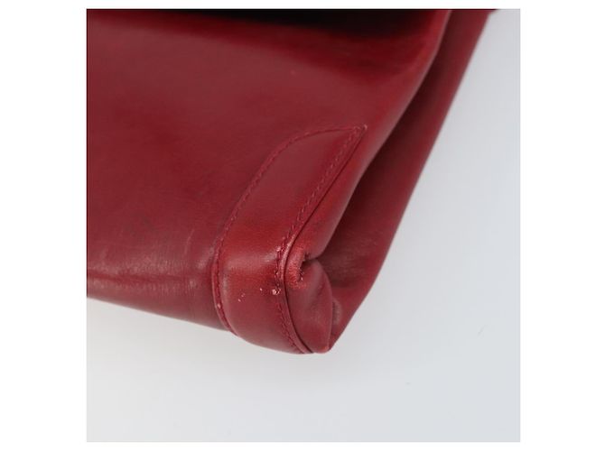Gucci Borsa a Spalla in Pelle Rossa e Oro Auth BA10436 Rosso D'oro - vista 9