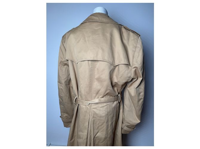 Trench coat in cotone vintage Dior beige L/XL Cammello - vista 13