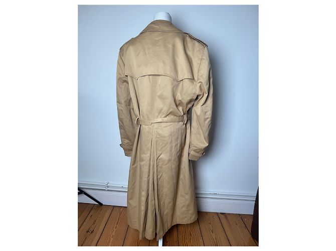 Trench coat in cotone vintage Dior beige L/XL Cammello - vista 3
