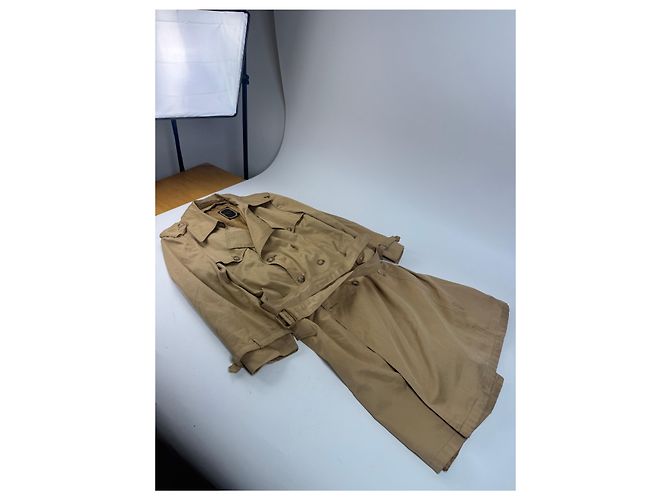 Trench coat in cotone vintage Dior beige L/XL Cammello - vista 4