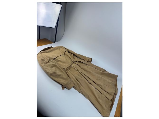 Trench coat in cotone vintage Dior beige L/XL Cammello - vista 7