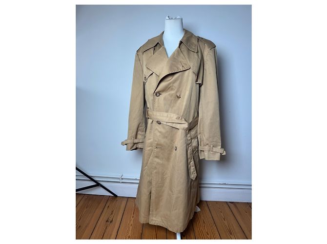 Trench coat in cotone vintage Dior beige L/XL Cammello - vista 8