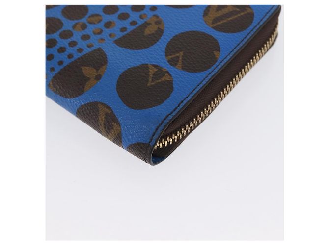 Louis Vuitton Cartera Zippy Monogram Yayoi Kusama Azul M60448 LV Auth 168048SAV - vista 14