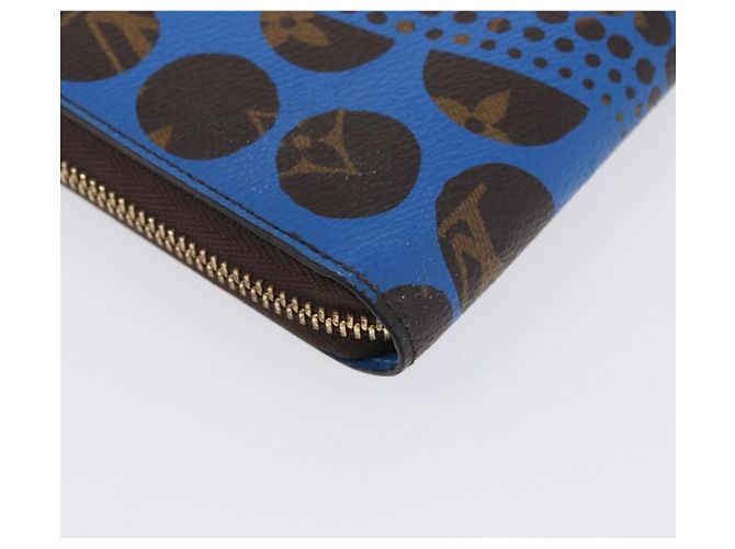 Louis Vuitton Cartera Zippy Monogram Yayoi Kusama Azul M60448 LV Auth 168048SAV - vista 15