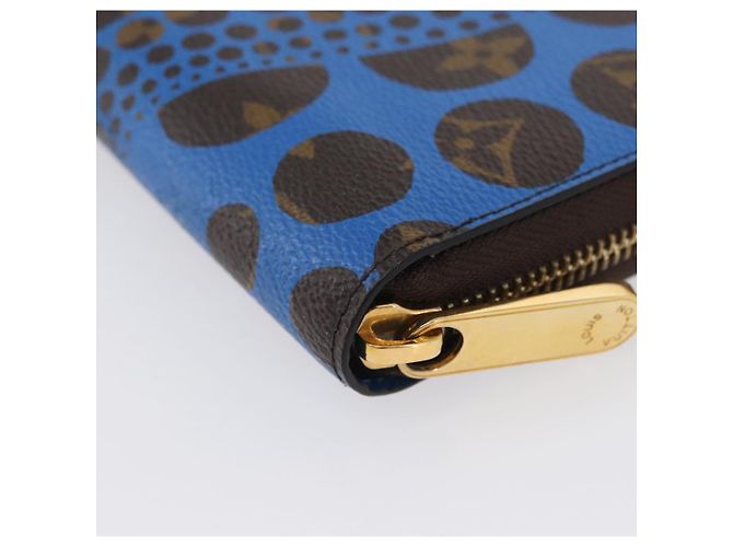 Louis Vuitton Cartera Zippy Monogram Yayoi Kusama Azul M60448 LV Auth 168048SAV - vista 16