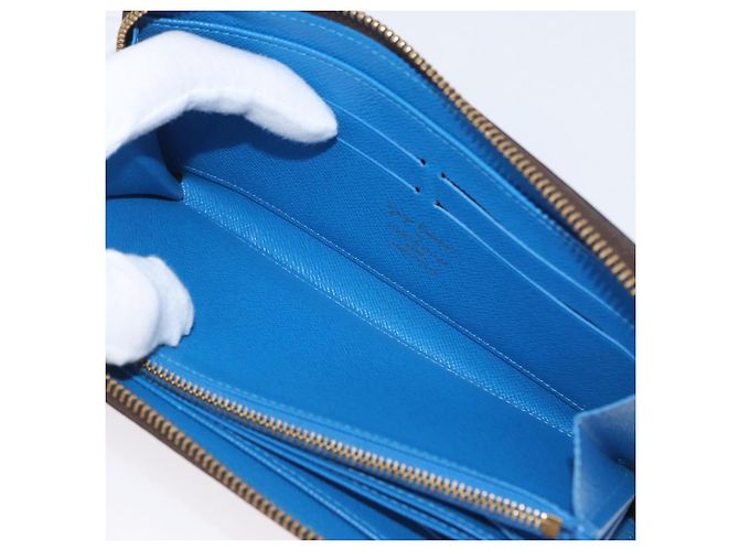 Louis Vuitton Cartera Zippy Monogram Yayoi Kusama Azul M60448 LV Auth 168048SAV - vista 19