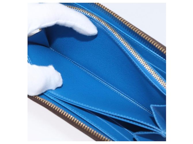Louis Vuitton Cartera Zippy Monogram Yayoi Kusama Azul M60448 LV Auth 168048SAV - vista 20