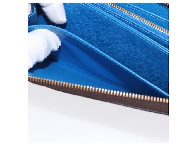 Louis Vuitton Cartera Zippy Monogram Yayoi Kusama Azul M60448 LV Auth 168048SAV - vista 22