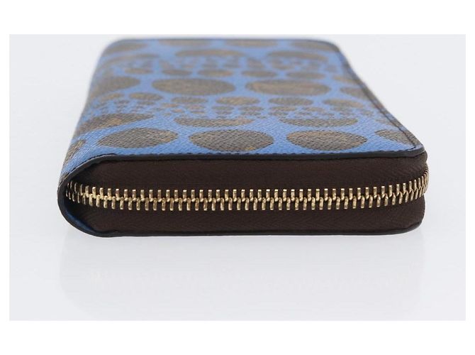 Louis Vuitton Cartera Zippy Monogram Yayoi Kusama Azul M60448 LV Auth 168048SAV - vista 3