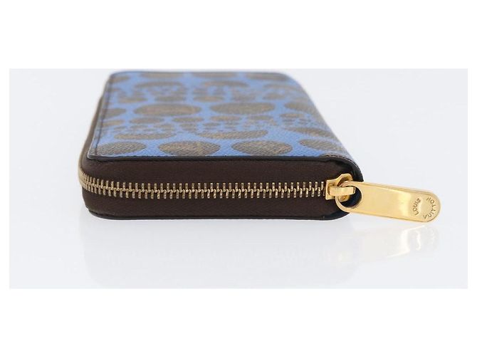 Louis Vuitton Cartera Zippy Monogram Yayoi Kusama Azul M60448 LV Auth 168048SAV - vista 4