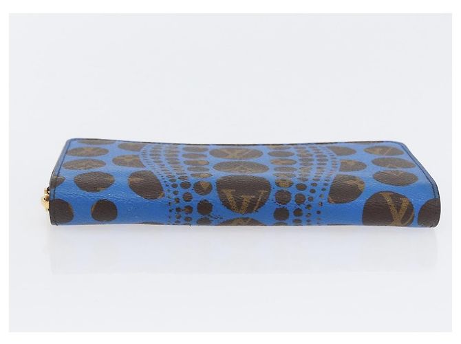 Louis Vuitton Cartera Zippy Monogram Yayoi Kusama Azul M60448 LV Auth 168048SAV - vista 6