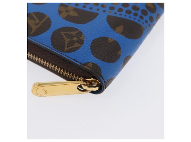 Louis Vuitton Cartera Zippy Monogram Yayoi Kusama Azul M60448 LV Auth 168048SAV - vista 7