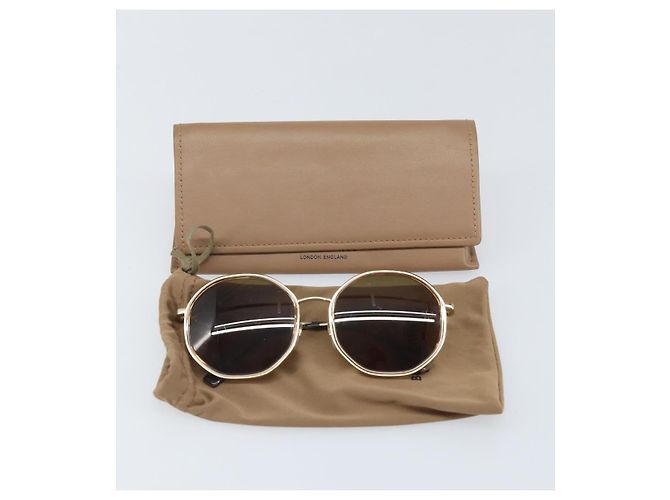 Burberry Gafas de sol de plástico marrón Auth BA10545 Castaño - vista 12