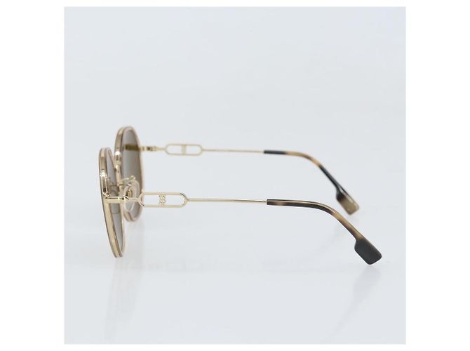 Burberry Gafas de sol de plástico marrón Auth BA10545 Castaño - vista 3