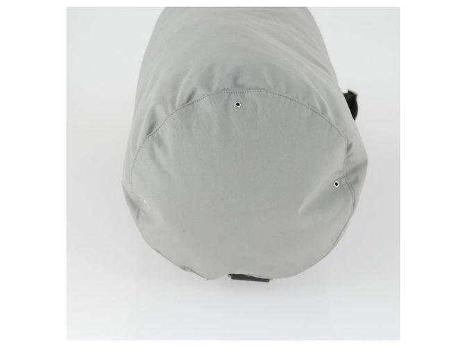 PRADA Borsa a Spalla Sportiva in Tela Grigia Argento Auth 166758 Marrone - vista 5