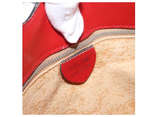 Céline CELINE Circle Schultertasche aus Leder Mehrfarbig Gold Auth 170678 - Ansicht 19