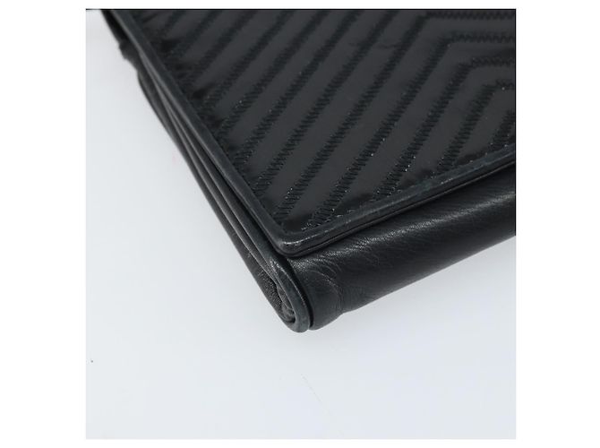 Borsa a Spalla FENDI in Pelle Nera Oro Auth ti3646 Nero D'oro - vista 14