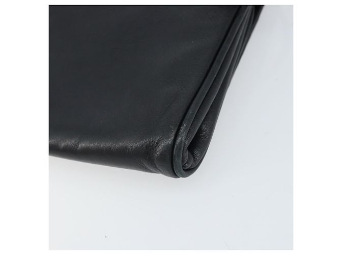 Borsa a Spalla FENDI in Pelle Nera Oro Auth ti3646 Nero D'oro - vista 15