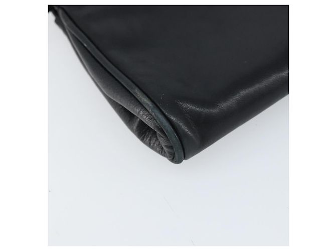 Borsa a Spalla FENDI in Pelle Nera Oro Auth ti3646 Nero D'oro - vista 16