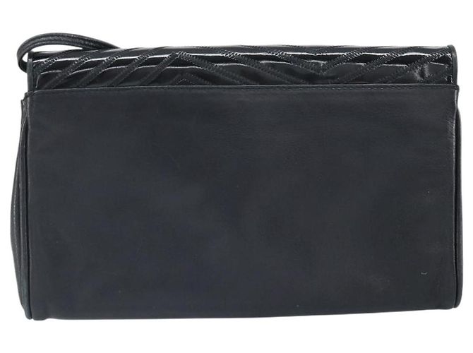 Borsa a Spalla FENDI in Pelle Nera Oro Auth ti3646 Nero D'oro - vista 2
