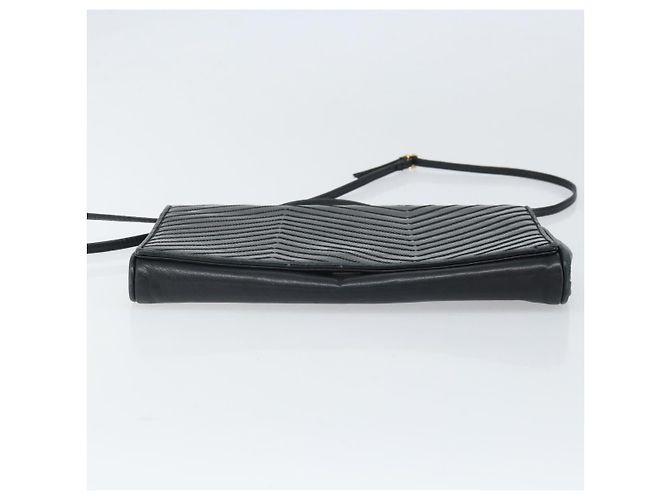 Borsa a Spalla FENDI in Pelle Nera Oro Auth ti3646 Nero D'oro - vista 5