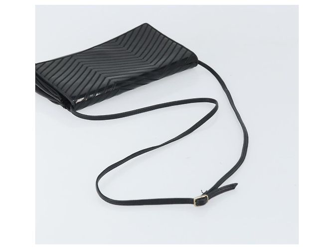 Borsa a Spalla FENDI in Pelle Nera Oro Auth ti3646 Nero D'oro - vista 7