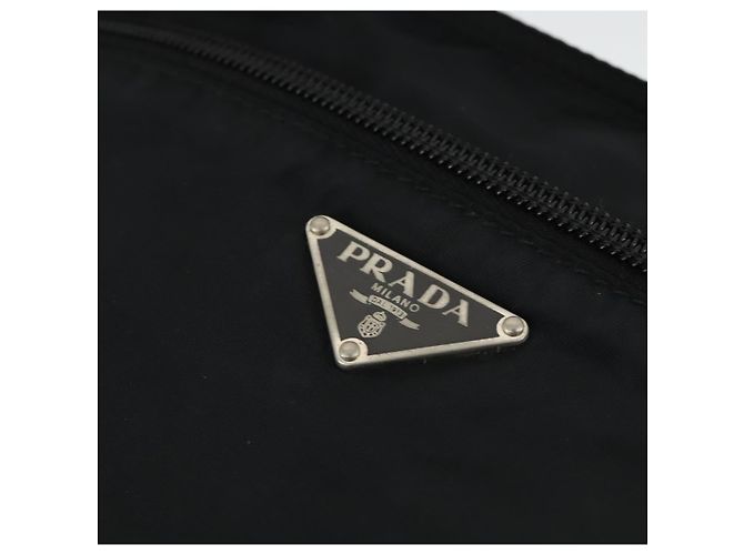Borsa a Spalla PRADA Nylon Nero Argento Autentica ep12954 - vista 17
