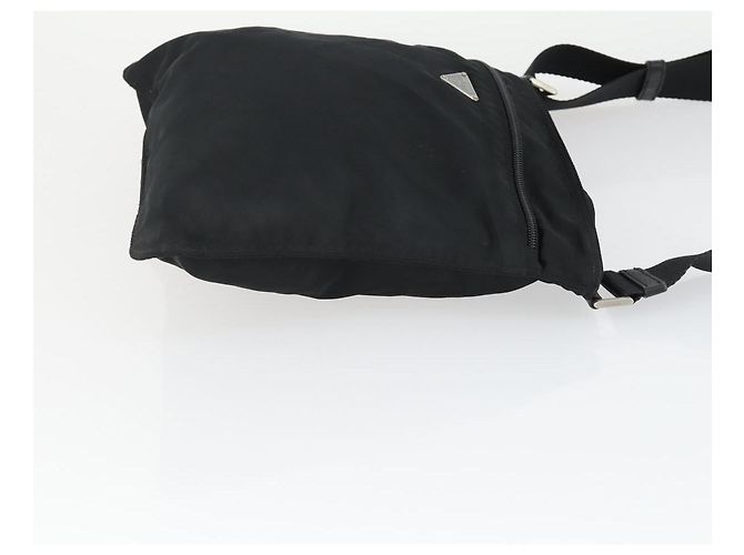 Borsa a Spalla PRADA Nylon Nero Argento Autentica ep12954 - vista 3