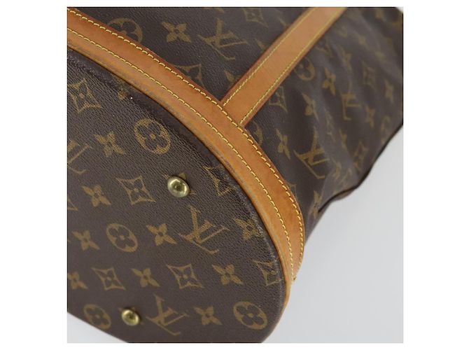LOUIS VUITTON Borsa a Spalla Monogram Bucket GM M42236 LV Auth 169884 Monogramma - vista 14